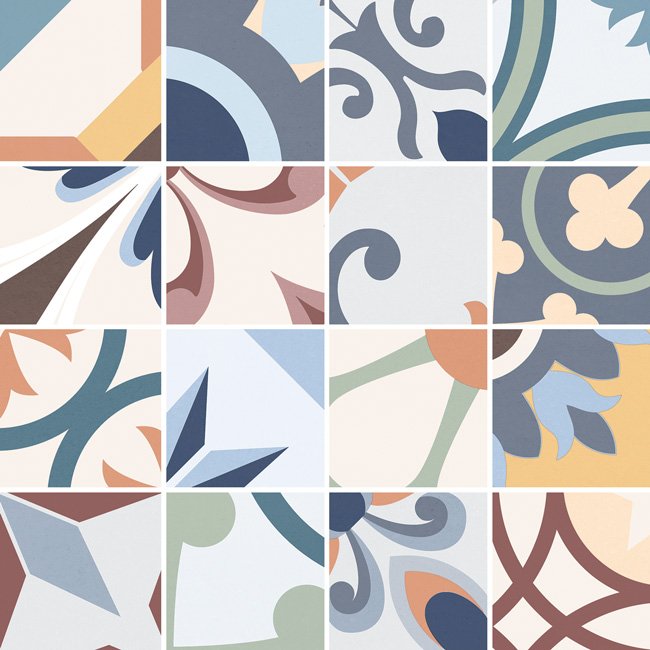 Мозаика Gaya Fores Lumier Mosaico Mix, цвет разноцветный, поверхность матовая, квадрат, 300x300