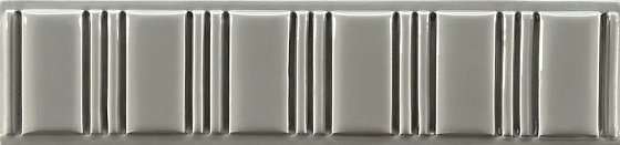 Бордюры Grazia Formae Pantheon Steel PA4, цвет серый, поверхность глянцевая, прямоугольник, 65x260