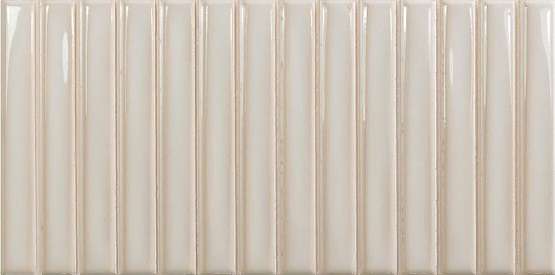 Керамическая плитка Wow Sweet Bars Deep White 128697, цвет белый, поверхность глянцевая, прямоугольник, 125x250