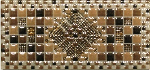 Вставки STN Ceramica Inserto Andros Сrema, цвет коричневый, поверхность глянцевая, прямоугольник, 60x150