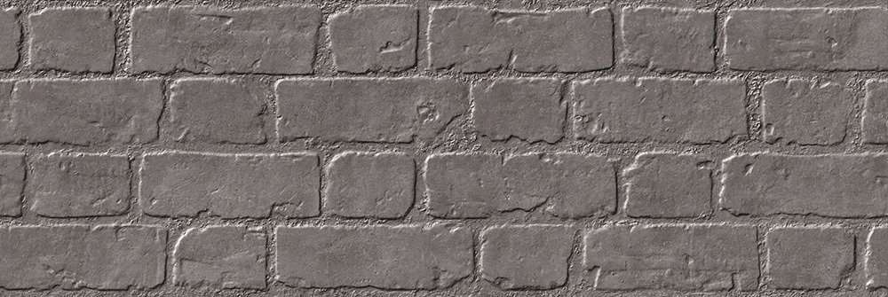 Керамическая плитка Emigres Muro XL Negro, цвет серый, поверхность матовая, под кирпич, 300x900