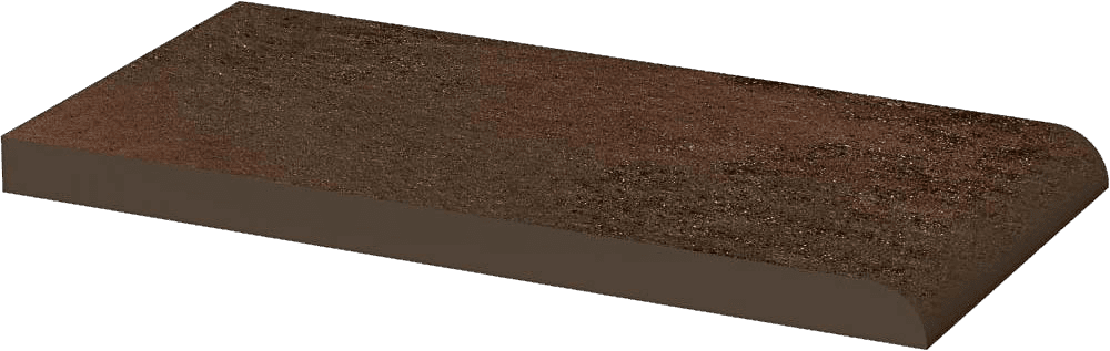 Ступени Paradyz Semir Brown Подоконник/парапет, цвет коричневый, поверхность матовая, прямоугольник, 135x245