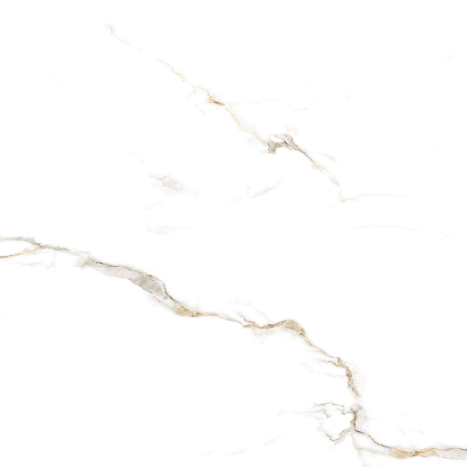 Керамогранит Belleza Bianco Carrara 00-00000148, цвет белый, поверхность полированная, квадрат, 600x600