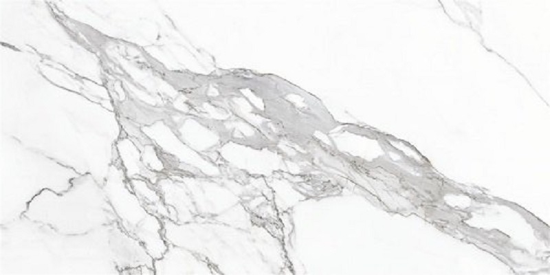 Керамогранит Yurtbay Eternal White Polished, цвет белый серый, поверхность полированная, прямоугольник, 600x1200