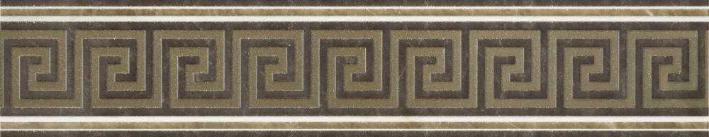Бордюры Ricchetti Marble Boutique Listello Caldo Lux Ret, цвет коричневый, поверхность глянцевая, прямоугольник, 114x594