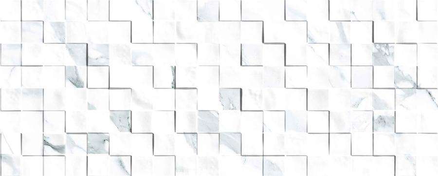 Керамическая плитка Mayolica Paris Mosaico, цвет белый, поверхность матовая, прямоугольник, 280x700