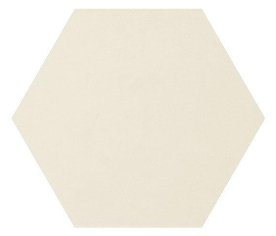 Керамогранит Ornamenta Basic White BA60W, цвет белый, поверхность матовая, шестиугольник, 600x600