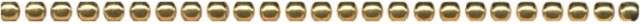 Бордюры Kerama Marazzi Карандаш Бисер золото POD015, цвет золотой, поверхность лаппатированная, прямоугольник, 6x200
