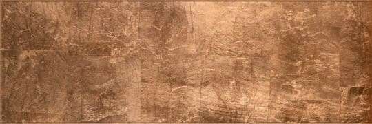 Керамическая плитка Dune Glass Foglio d`Rame 186734, цвет коричневый, поверхность глянцевая, прямоугольник, 250x750