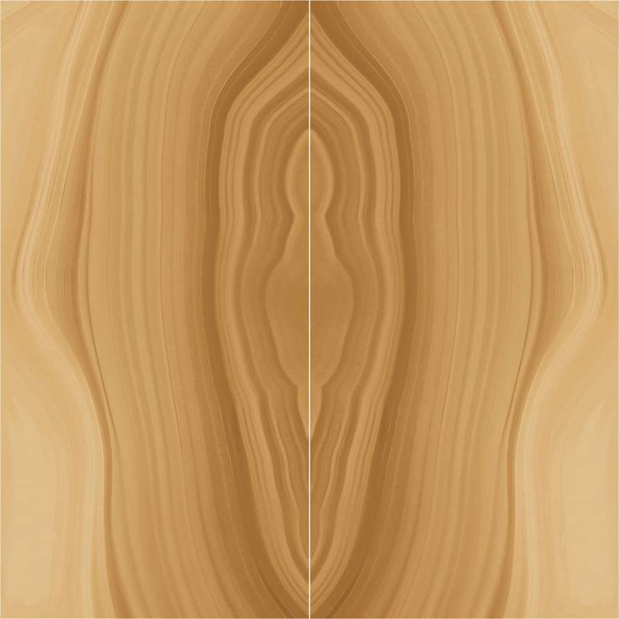 Панно Ceracasa Absolute Deco Symmetry 2pz Ambar, цвет коричневый, поверхность полированная, квадрат, 982x982