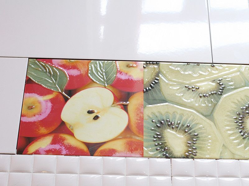 Плитка STN Ceramica Blancos Frutas, галерея фото в интерьерах