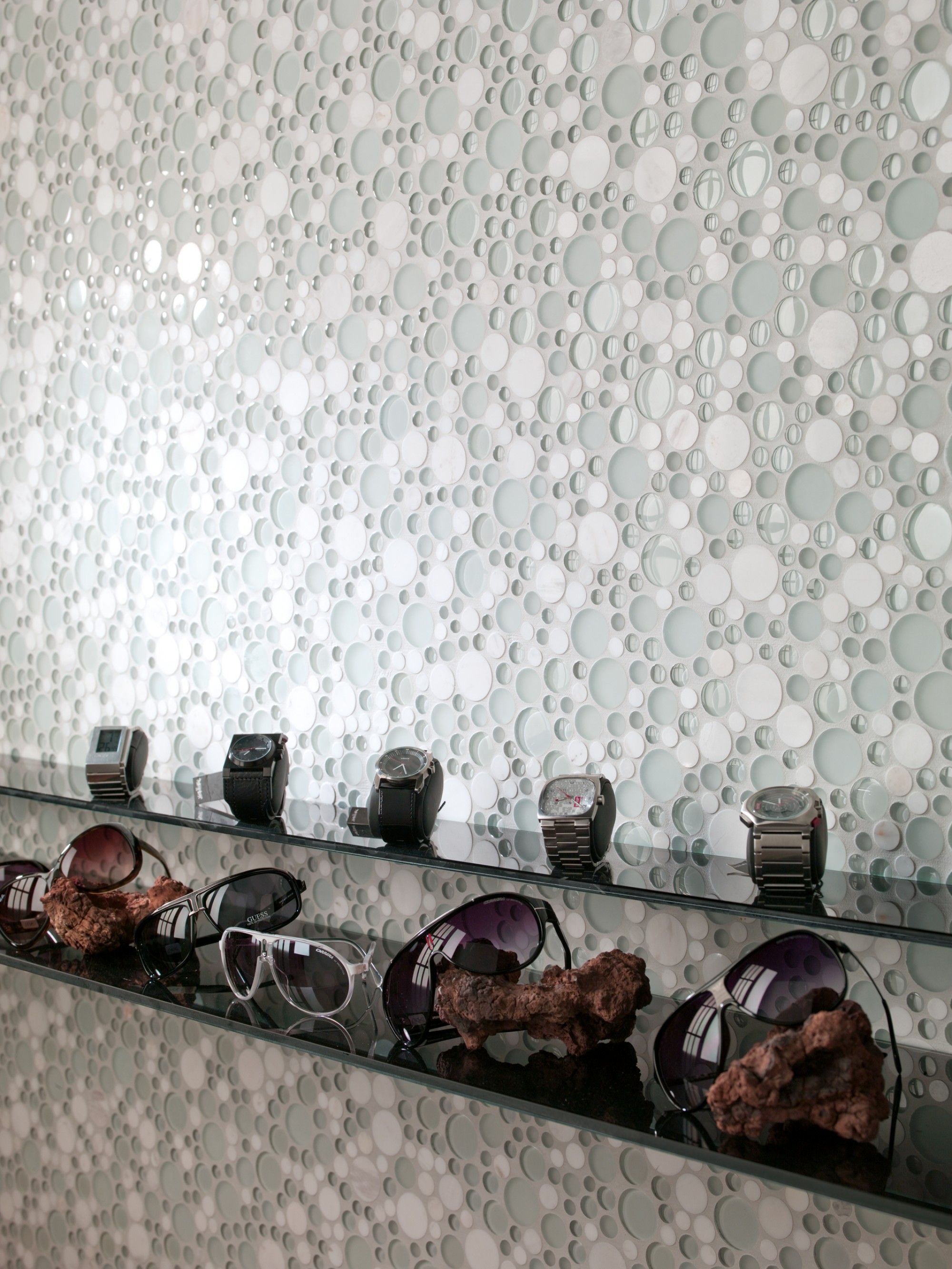 Плитка Dune Materia Mosaics, галерея фото в интерьерах