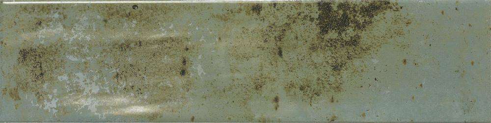 Керамическая плитка APE Spark Aqua, цвет зелёный, поверхность глянцевая, прямоугольник, 100x400