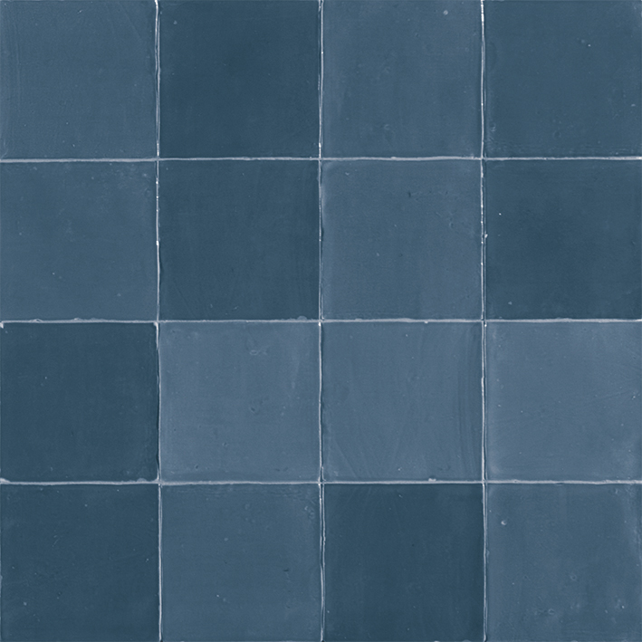 Керамическая плитка L'Antic Colonial Nazari Yadida L138001371, цвет синий, поверхность глянцевая, квадрат, 115x115
