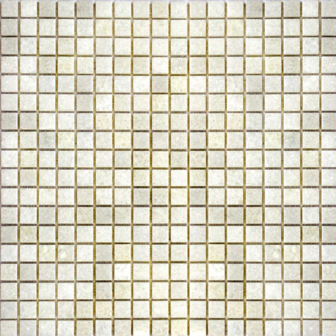 Мозаика Q-Stones QS-014-15P/10, цвет серый, поверхность матовая, квадрат, 305x305