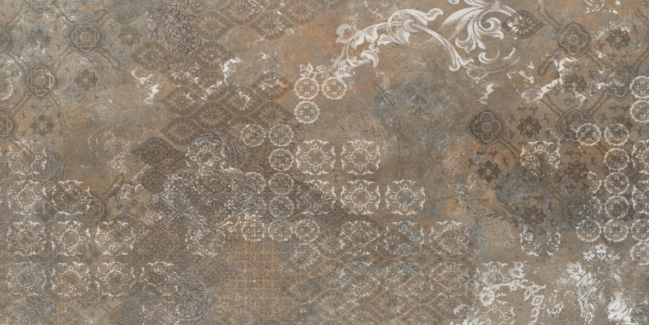 Декоративные элементы Fakhar Lumina Decor 8077, цвет коричневый, поверхность матовая, прямоугольник, 600x1200