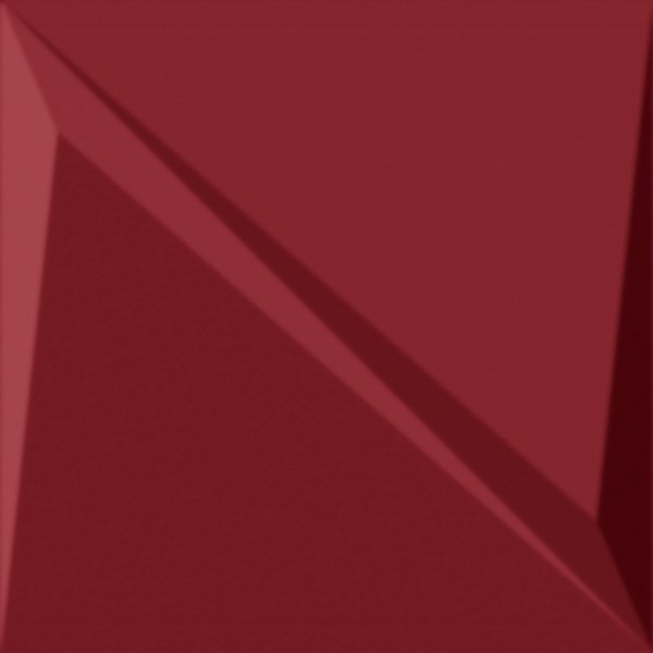 Декоративные элементы Italon Millennium Play Scarlet 600010002150, цвет бордовый, поверхность матовая, квадрат, 150x150