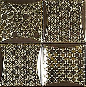 Декоративные элементы Brennero Luce Dec. Frame Moka FRAMOF, цвет коричневый, поверхность глянцевая, квадрат, 250x250
