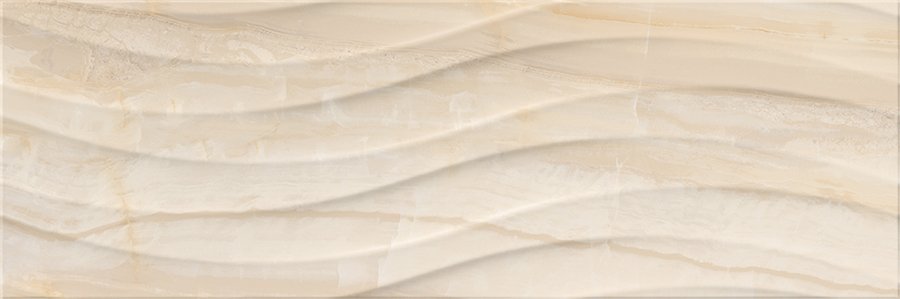 Керамическая плитка Undefasa Onice Beige Bend, цвет бежевый, поверхность глянцевая, прямоугольник, 250x750