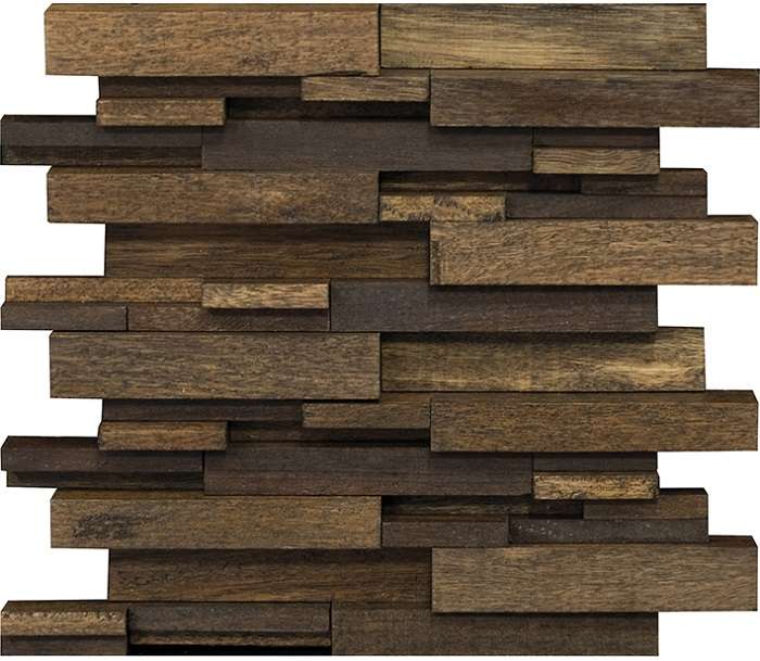 Мозаика L'Antic Colonial Wood Modul L154806021, цвет коричневый, поверхность матовая, квадрат, 265x265
