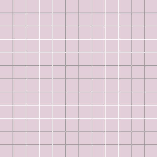 Мозаика Ce.Si Matt Malva Su Rete 2,5x2,5, цвет фиолетовый, поверхность матовая, квадрат, 300x300
