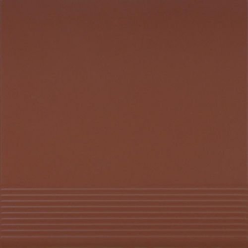 Ступени Cerrad Tread Burgund, цвет терракотовый, поверхность глазурованная, квадрат, 300x300