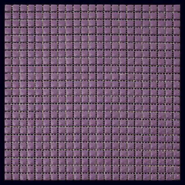 Мозаика Natural Mosaic Flex W-62 (Стекло), цвет фиолетовый, поверхность глянцевая, квадрат, 315x315
