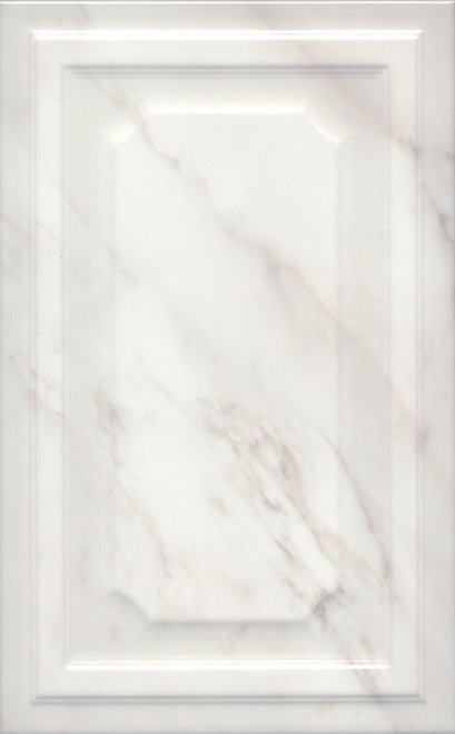 Керамическая плитка Kerama Marazzi Гран Пале белый панель 6357, цвет белый, поверхность глянцевая, прямоугольник, 250x400