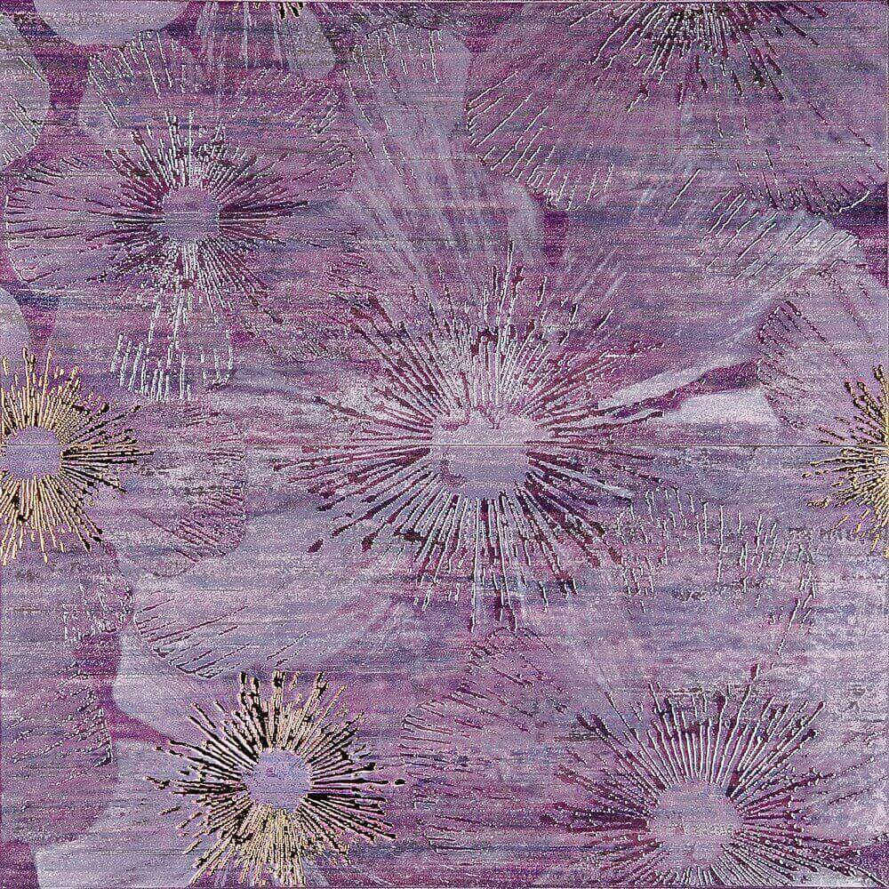Керамогранит Brennero Hypnotic Ametista 2 pz Misti, цвет фиолетовый, поверхность лаппатированная, прямоугольник, 300x600