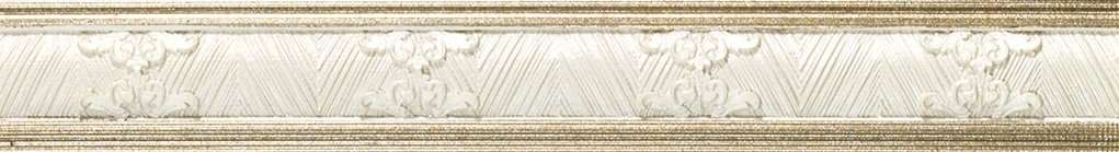 Бордюры Azulejos Alcor Moldura Rialto, цвет бежевый, поверхность глянцевая, прямоугольник, 40x280
