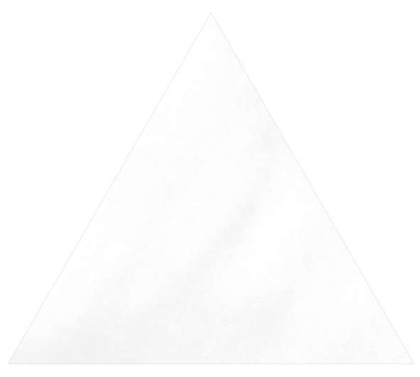 Керамическая плитка Maritima Maritima Alpha White, цвет белый, поверхность глянцевая, треугольник, 115x130