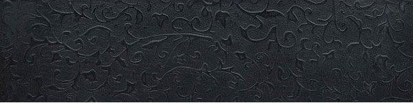 Бордюры Infinity Toglia Cenefa Negro, цвет чёрный, поверхность лаппатированная, прямоугольник, 150x600
