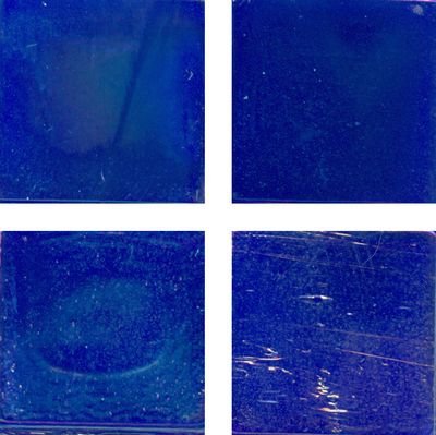 Мозаика Irida Fleur 15.R20(2), цвет синий, поверхность глянцевая, квадрат, 237x237