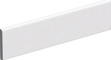 Бордюры Leonardo Icon Плинтус White BT60L, цвет белый, поверхность глянцевая, прямоугольник, 95x600