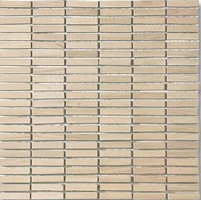 Мозаика Ker-av Brunelleschi Beige (1X5) KER-B103, цвет бежевый, поверхность матовая, квадрат, 300x300