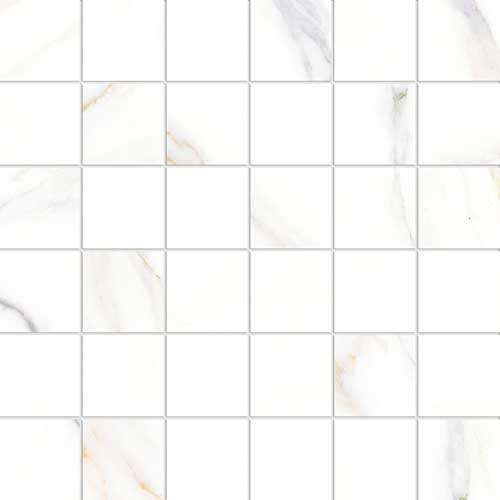 Мозаика Vallelunga Cava Mos (5x5) Satin 6000991, цвет белый, поверхность сатинированная, квадрат, 300x300