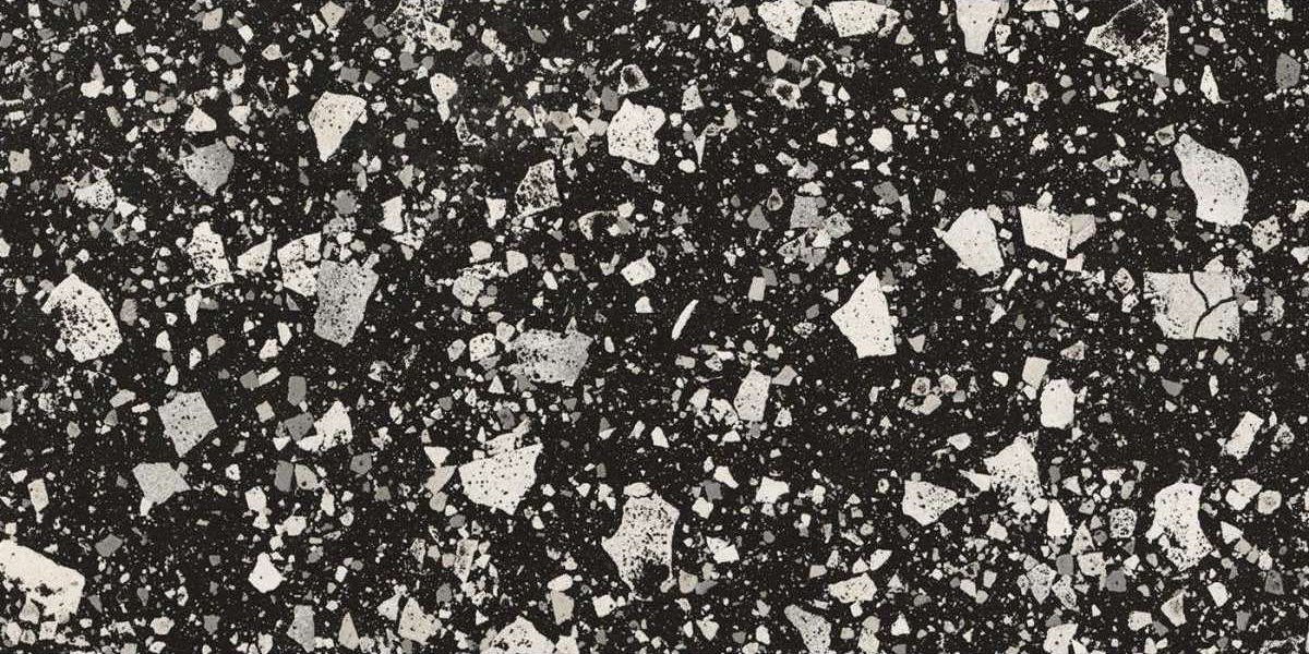 Керамогранит FMG Venice Graphite Naturale P62409, цвет чёрно-белый, поверхность матовая, прямоугольник, 600x1200