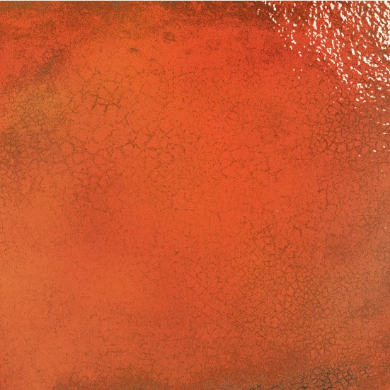 Керамическая плитка Savoia Vietri Rosso S22558, цвет оранжевый, поверхность глянцевая, квадрат, 220x220