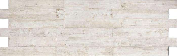 Керамогранит Bayker Nevis White, цвет белый, поверхность структурированная, прямоугольник, 150x900