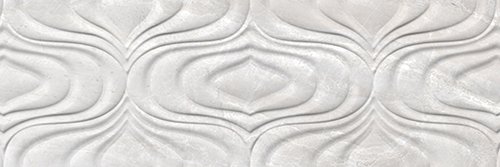 Декоративные элементы Azteca Rev. Fontana Twist Ice, цвет белый, поверхность рельефная, прямоугольник, 300x900