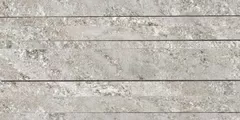 Декоративные элементы Floor Gres Plimatech Gray/02 9mm Mur 3D A+B 776731, цвет серый, поверхность матовая, прямоугольник, 300x600