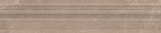 Бордюры Kerama Marazzi Бордюр Багет Гран Пале беж BLE007, цвет бежевый, поверхность глянцевая, прямоугольник, 55x250