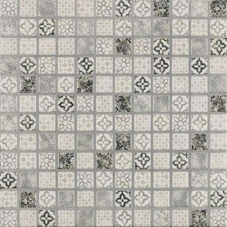 Мозаика Jasba Pattern Grau 42402H, цвет серый, поверхность матовая, квадрат, 316x316