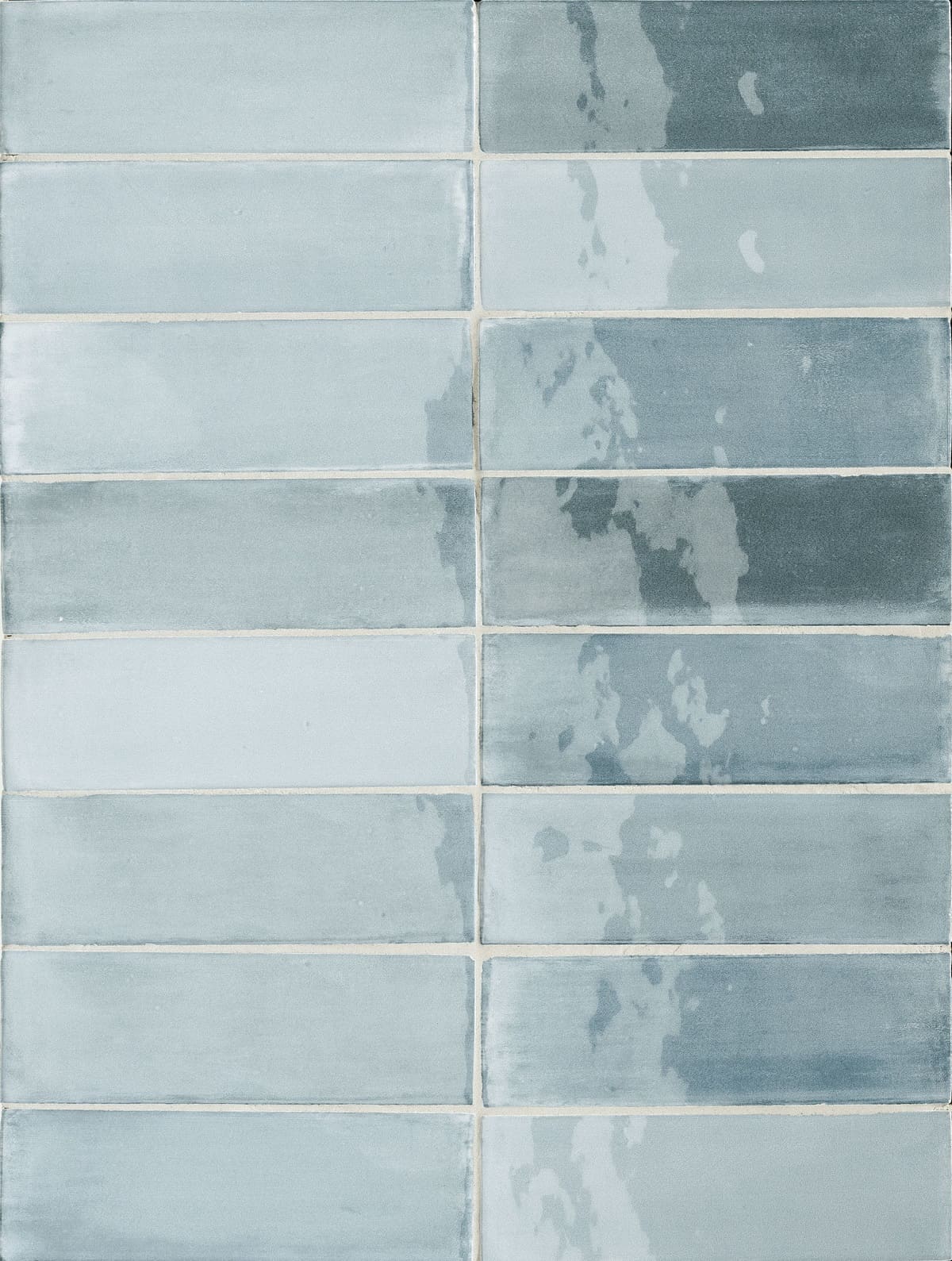 Керамическая плитка Sartoria Tbrick Cerulean SATB0516G, цвет голубой, поверхность глянцевая, прямоугольник, 52x160