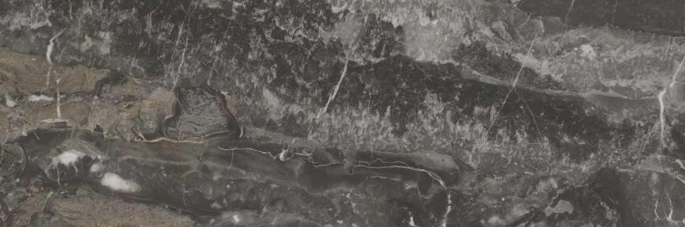 Керамическая плитка Azteca Nebula Black, цвет чёрный, поверхность глянцевая, прямоугольник, 300x900