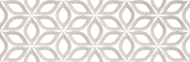 Керамическая плитка Saloni Decor Action Rev Petalos Crema, цвет бежевый, поверхность матовая, прямоугольник, 295x900