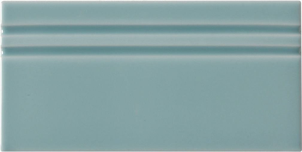 Бордюры Adex ADRI5086 Rodapie Niza Blue, цвет голубой, поверхность глянцевая, прямоугольник, 100x200
