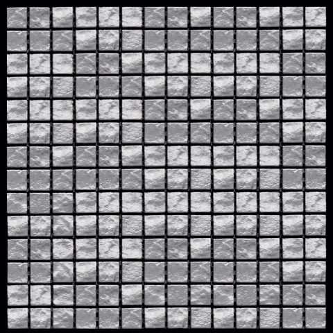 Мозаика Natural Mosaic Crystal BSU-12-20 (BSUA-02-20) (Стекло), цвет серый, поверхность глянцевая, квадрат, 298x298
