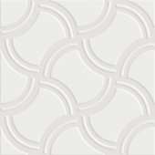 Керамогранит Tagina Filet Blanc 7VF080I, цвет белый, поверхность глянцевая, квадрат, 100x100