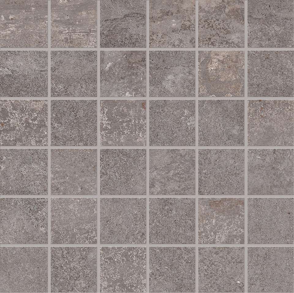 Мозаика Viva Heritage Mosaico Urban EGTZ, цвет серый тёмный, поверхность матовая, квадрат, 300x300